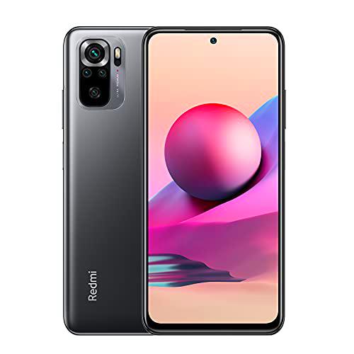 Redmi Note 10S Smartphone RAM 6GB ROM 128GB 6.43'' AMOLED DotDisplay 64MP Cámara Carga rápida de 33 W MediaTek Helio G95 3.5mm Headphone Jack 5000mAh (typ) Batería Gris [Versión en Español]