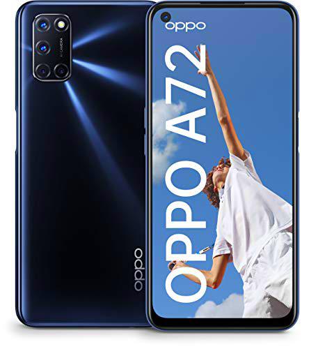 Oppo A72 - Smartphone 128GB, 4GB RAM, Dual Sim, Twilight Black [Version Extranjera]