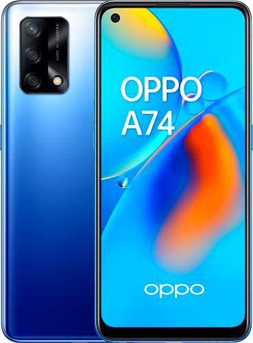 OPPO A74 - Pantalla 6,43&quot;(AMOLED FHD+, 6 GB RAM+ 128 GB Almacenamiento