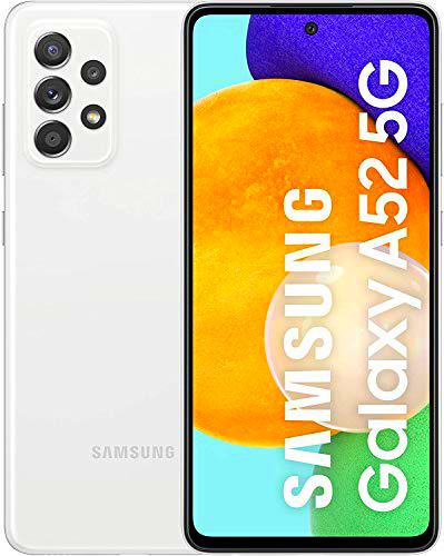 Samsung Galaxy A52 5G - Smartphone 128GB, 6GB RAM, Dual Sim, White