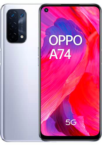 OPPO A74 5G - Pantalla 6,49&quot; (FHD+ 90Hz, 6 GB RAM+ 128 GB Almacenamiento