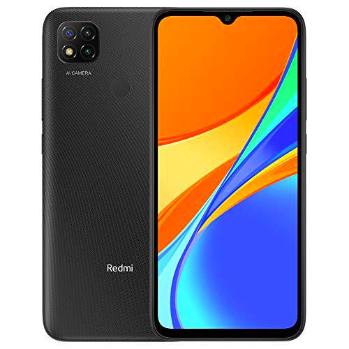 Xiaomi Redmi 9C Smartphone 3GB 64GB 6.53&quot; HD+ Dot Drop display 5000mAh (typ) Desbloqueo facial con IA 13 MP AI Triple Cámara gris