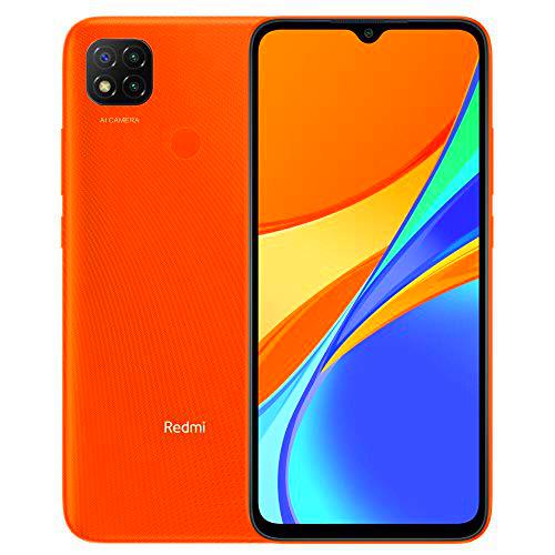 Xiaomi Redmi 9C Smartphone 3GB 64GB 6.53&quot; HD+ Dot Drop Display 5000mAh (typ) Desbloqueo Facial con IA 13 MP AI Triple Cámara Naranja