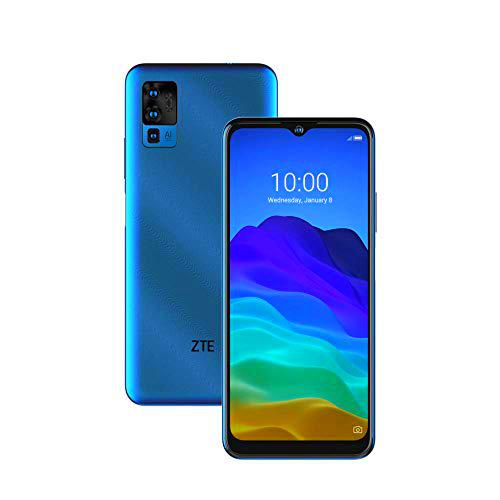 ZTE A71 A7030 - Smartphone Pantalla HD+ de 6.52&quot;, Triple cámara de 16MP + 8MP + 2MP