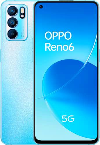 Reno 6 5G Artic Blue - AMOLED FHD+ 6,43&quot; 90Hz, Triple cámara 64MP+8MP+2MP