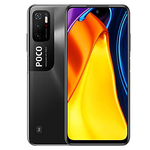 Xiaomi Poco M3 Pro 5G Dual Sim Smartphone 6GB+128GB 90Hz 6.5'' FHD+ DotDisplay,MediaTek Dimensity 700,cámara Triple de 48 MP (Negro)