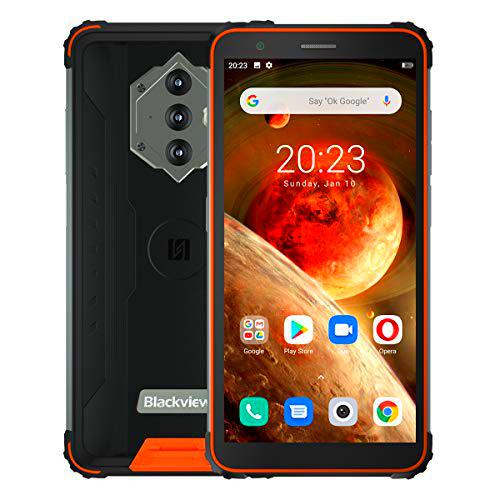 Blackview Móvil Inteligente BV6600, Resistente al Agua IP68