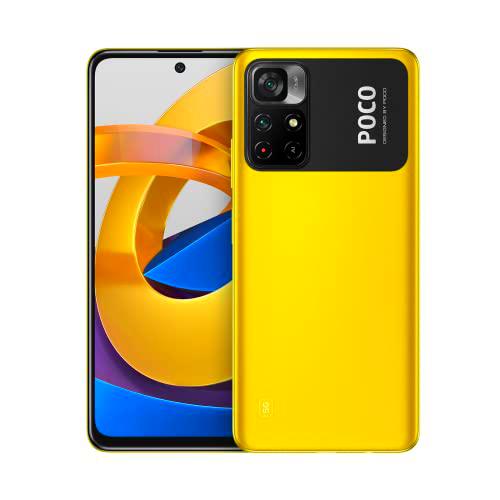 Xiaomi Poco M4 Pro 5G - Smartphone 128GB, 6GB RAM, Dual Sim, Amarillo