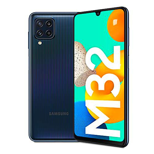 Samsung Galaxy M32 SIM Gratis Smartphone 6.4 Pulgadas Android Teléfono móvil 6GB RAM 128GB Memoria Negro [Versión del Reino Unido]