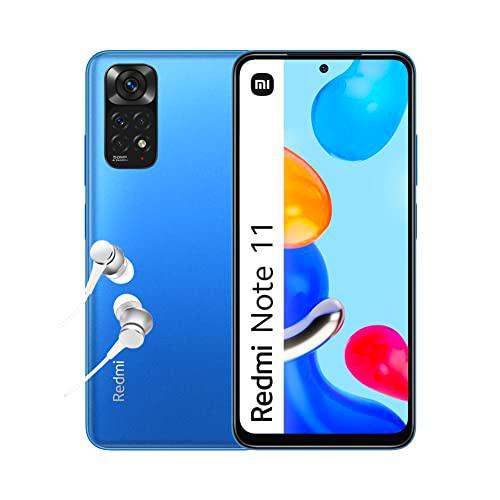 Xiaomi Redmi Note 11 Smartphone 4+64GB, Pantalla de 6.43 pulgadas 90Hz FHD+ Amoled Dotdisplay