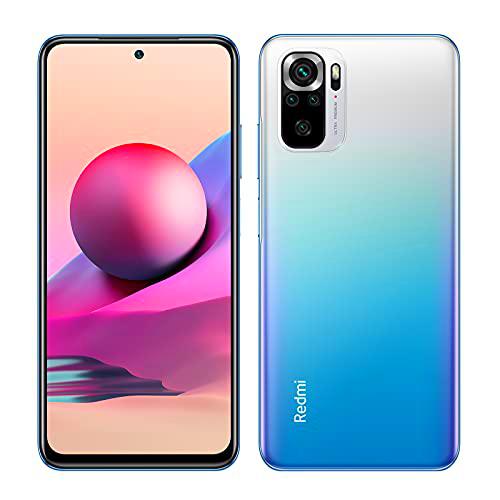 Redmi Note 10S Smartphone 6GB + 64GB 6.43'' AMOLED DotDisplay 5000mAh (typ) Battery 33W Fast Charging 64MP Camera 3.5mm Headphone Jack MediaTek Helio G95 Blue [Global Version]