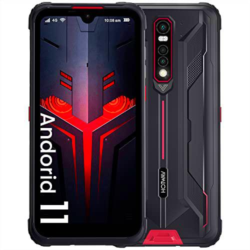 Móvil Resistente 4G Moviles Rugerizados, HOTWAV Cyber 8 Android 11 Movil Indestructible IP68 IP69K,Movil Antigolpes 6.3&quot;HD 8280mAh