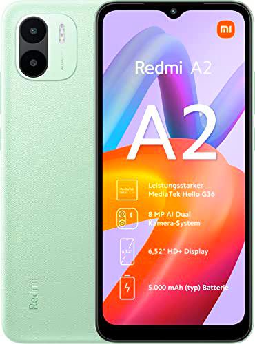 Smartphone Xiaomi Redmi A2 2GB/ 32GB/ 6.52&quot;/ Verde Claro