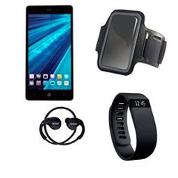 Woo - Telefono Pack casiopea III qc 5 IPS 1gb 8gb 2cam and6.0 smartband Negro