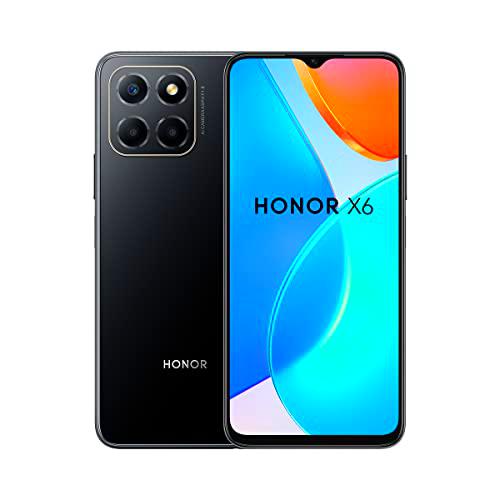 HONOR X6 Smartphone, Telefono Móvil de 4+64GB, Soporta Memoria Externa hasta 1TB