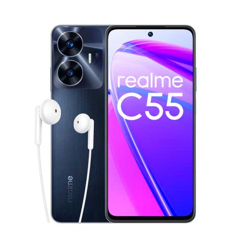 realme C55 Smartphone 4g, cámara de 64MP con IA, 6GB de RAM + 128GB de ROM