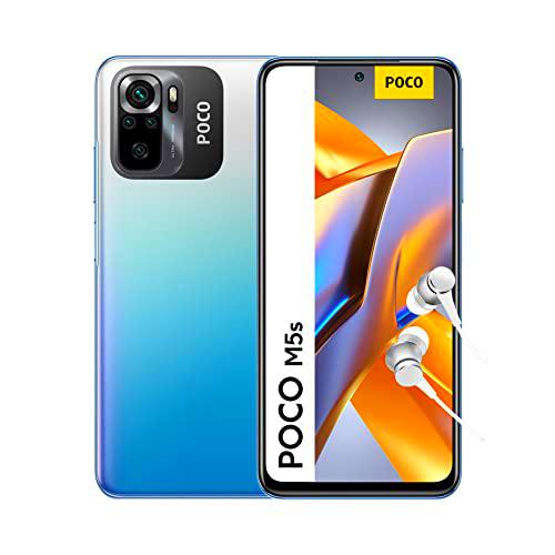 POCO M5s - Smartphone de 4+128GB, Pantalla de 6.43” FHD+ AMOLED DotDisplay