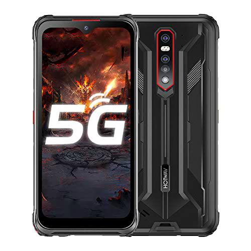 Móvil Resistente 4G Moviles Rugerizados, HOTWAV Cyber 8 Android 11 Movil  Indestructible IP68 IP69K,Movil Antigolpes 6.3HD 8280mAh, 16MP Dual SIM  Otto-core 4+64GB 256GB Expandible, NFC/OTG/GPS Face ID 