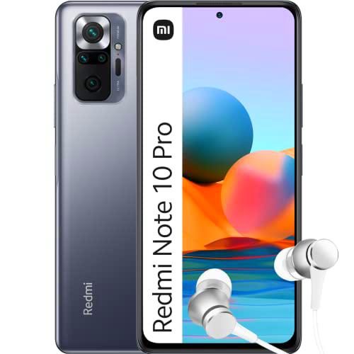 Xiaomi Redmi Note 10 Pro - Smartphone de 8+128GB, Pantalla de 6.67” 120Hz AMOLED