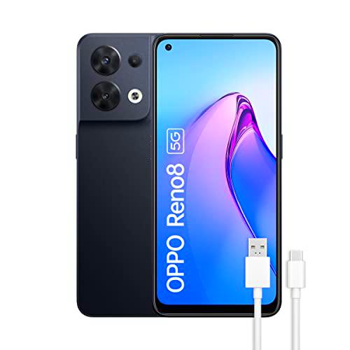 OPPO Reno8 5G - Teléfono Móvil Libre, 8GB+256GB, Cámara 50+8+2+32 MP