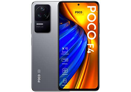 Xiaomi Poco F4 5G - Smartphone de 6+128GB, Moon Silver (Versión ES + 3 años de garantía) con Alexa Manos Libres