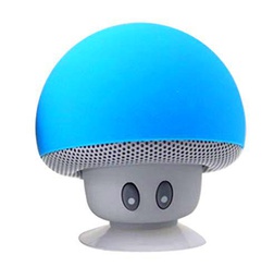 Altavoz de Hongos Bluetooth para XIAOMI Mi 9 Smartphone Ventosa Altavoz Micro Mini (Azul)