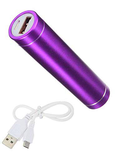 Shot Case Cargador Externo para HTC U12 + Universal Power Bank 2600 mAh con Cable USB/Mirco USB de Emergencia Telephone (Violeta)