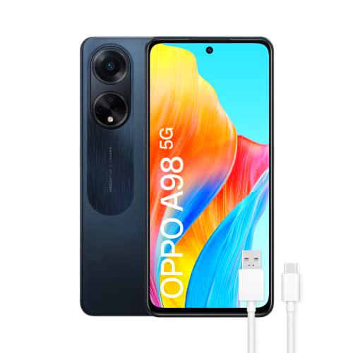 OPPO A98 5G - Smartphone Libre, 8GB+256GB, Pantalla 6,7”