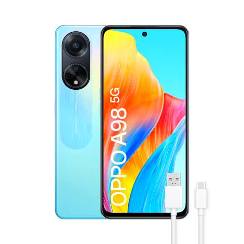 OPPO A98 5G - Smartphone Libre, 8GB+256GB, Pantalla 6,7”